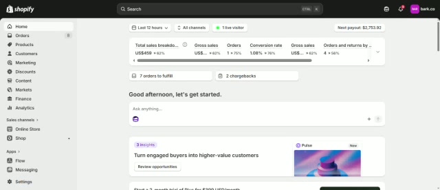 Sales proof video thumbnail from a previous Shopify project
